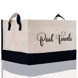 Personalized Canvas Storage Tote Bag Nursery Storage Towel Storage Kids Toy Storage Cloth Storage Storage Bin Storage Tubs Mudroom Storage - Aaria Tees Aaria Tees