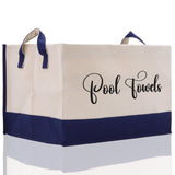 Personalized Canvas Storage Tote Bag Nursery Storage Towel Storage Kids Toy Storage Cloth Storage Storage Bin Storage Tubs Mudroom Storage - Aaria Tees Aaria Tees