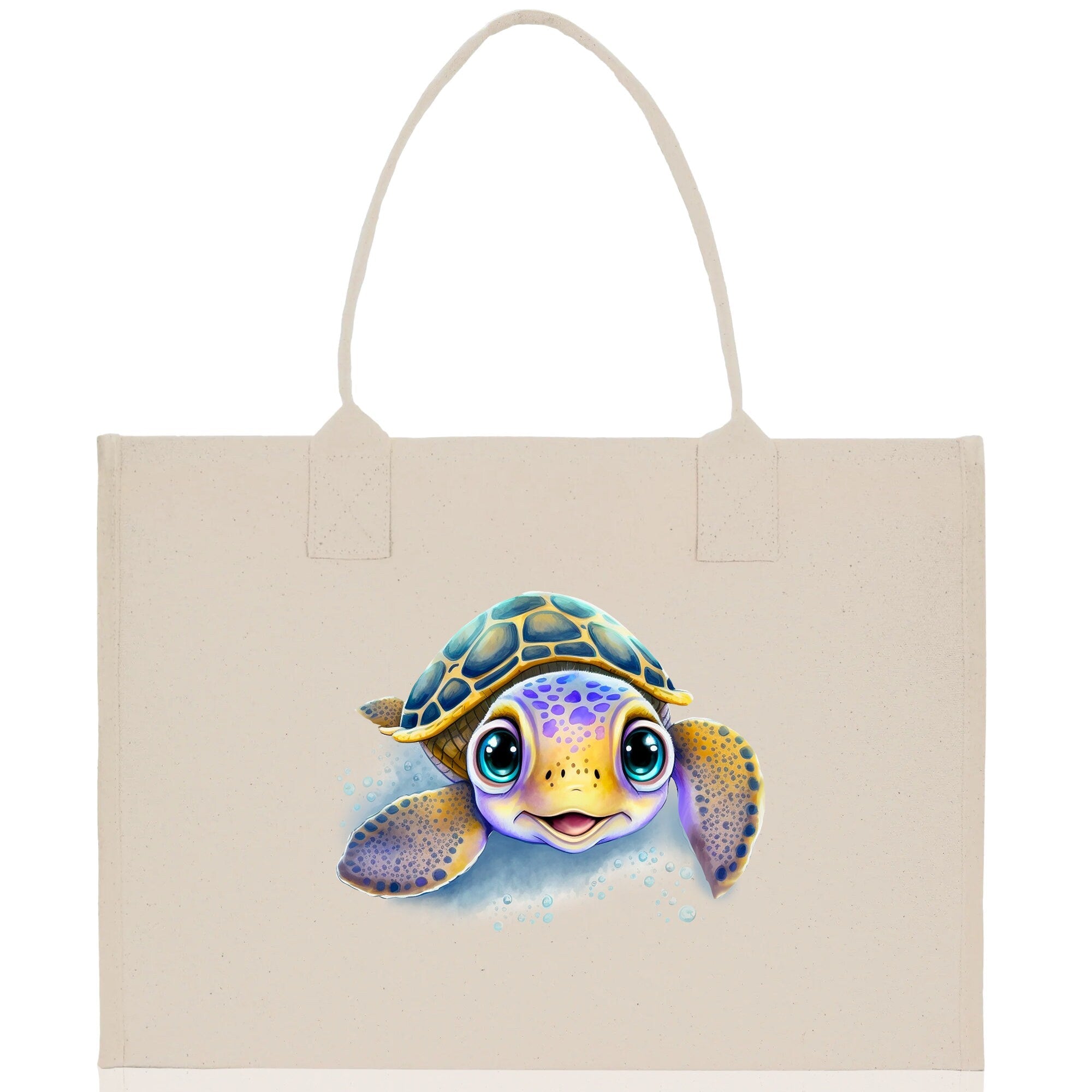 Sea Turtle Canvas Tote Bag Ocean Tote Bag Turtle Lover Tote Bag Animal Lover toTe Bag Ocean Lover Gift Tortoise Tote Bag Nature Lover Tote - Aaria Tees Aaria Tees