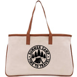 Summer Camp Time To Travel Cotton Canvas Chic Tote Bag Camping Tote Camping Lover Gift Tote Bag Outdoor Tote Weekender Tote Camper Tote - Aaria Tees Aaria Tees