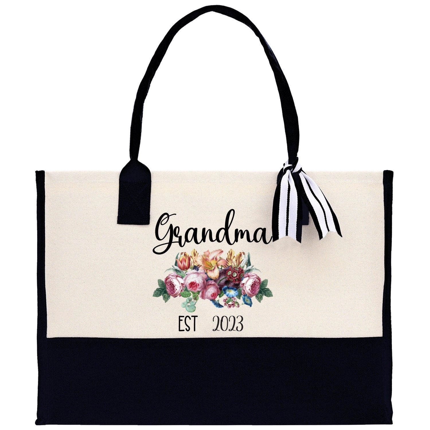 Grandma Tote Bag Grandma's Getaway Bag Grandma Nana Bag Grandma Gift Bag Shopping Bag Mothers Day Gift Live Love Spoil Bag Grandma Beach Bag - Aaria Tees Aaria Tees