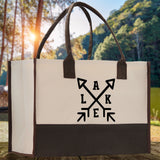 Lake Cotton Canvas Chic Tote Bag Lake Tote Lake Lover Gift Tote Bag Outdoor Tote Weekender Tote Laker Tote Multipurpose Tote - Aaria Tees Aaria Tees