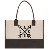 Lake Cotton Canvas Chic Tote Bag Lake Tote Lake Lover Gift Tote Bag Outdoor Tote Weekender Tote Laker Tote Multipurpose Tote - Aaria Tees Aaria Tees
