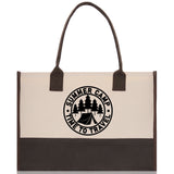 Summer Camp Time To Travel Cotton Canvas Chic Tote Bag Camping Tote Camping Lover Gift Tote Bag Outdoor Tote Weekender Tote Camper Tote - Aaria Tees Aaria Tees