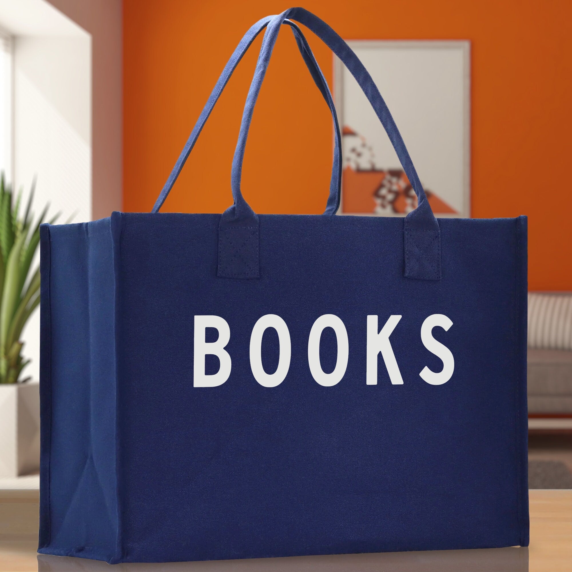Books Cotton Canvas Chic Beach Tote Bag Multipurpose Tote Weekender Tote Gift for Her Outdoor Tote Vacation Tote Large Beach Bag - Aaria Tees Aaria Tees