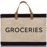 Groceries Jute Canvas Tote Funny Farmer Market Bag Quote Jute Bag Shopping Bag Burlap Bag Farmhouse Bag Grocery Bag - Aaria Tees Aaria Tees