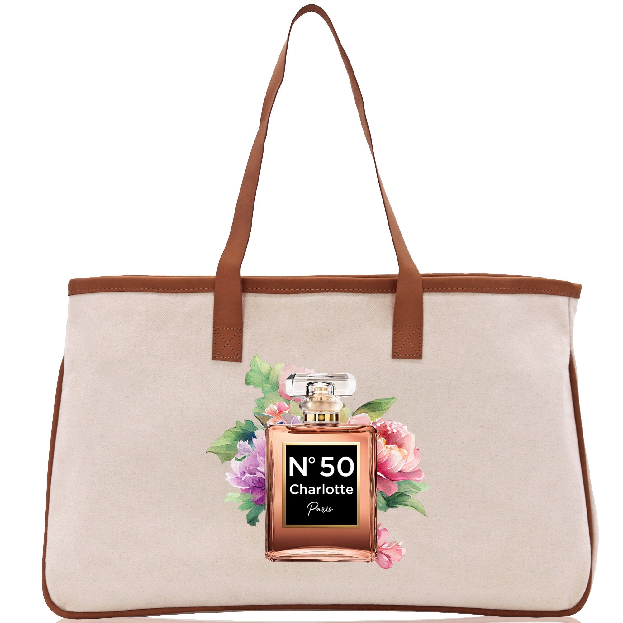 Birthday Celebration Personalized Gift Canvas Tote Bag with Name and State 40th 50th Birthday Gift Tote Bag for Her Custom Birthday Gift - Aaria Tees Aaria Tees