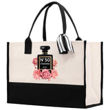 Birthday Celebration Personalized Gift Canvas Tote Bag with Name and State 40th 50th Birthday Gift Tote Bag for Her Custom Birthday Gift - Aaria Tees Aaria Tees