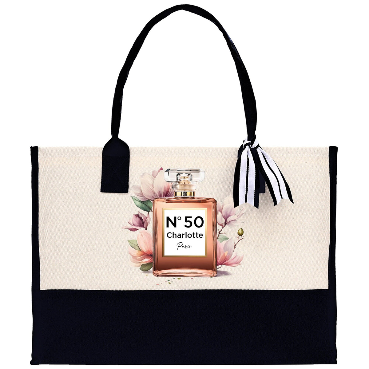 Birthday Celebration Personalized Gift Canvas Tote Bag with Name and State 40th 50th Birthday Gift Tote Bag for Her Custom Birthday Gift - Aaria Tees