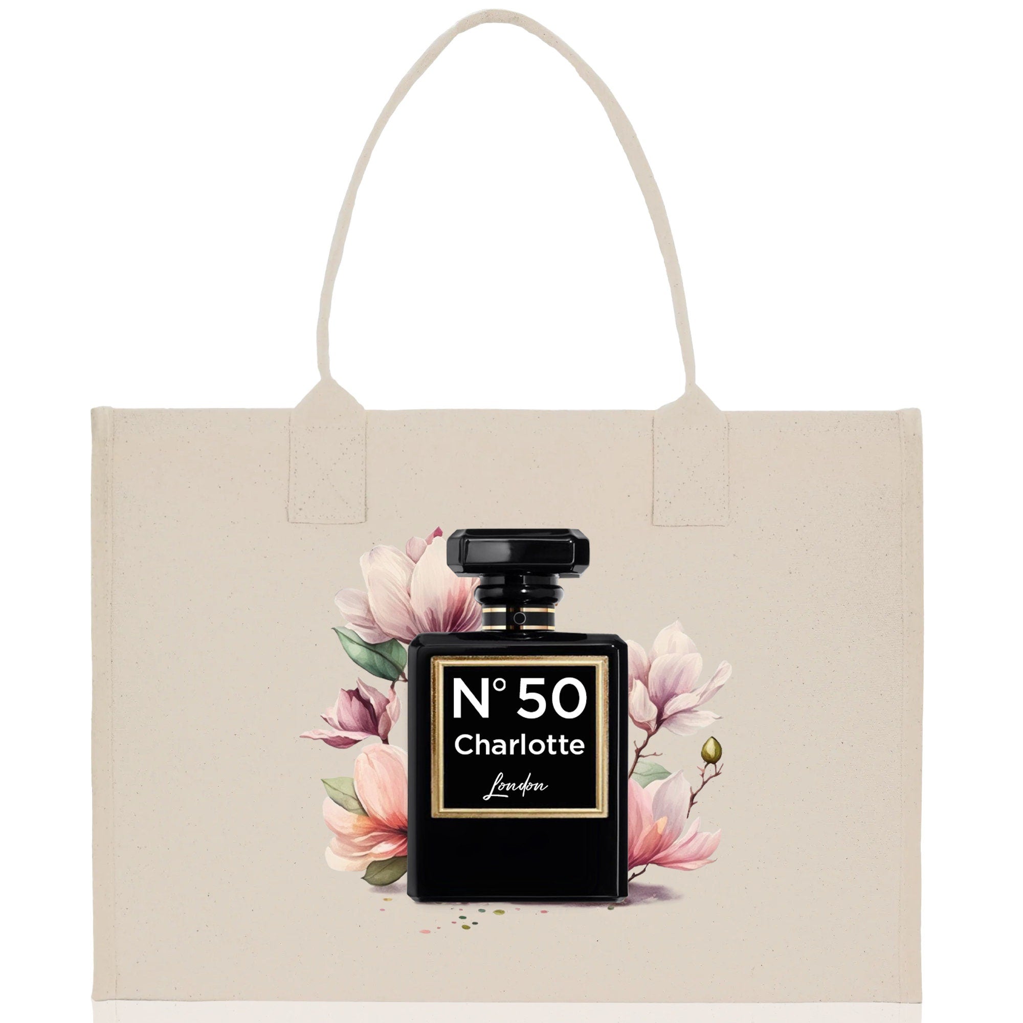 Birthday Celebration Personalized Gift Canvas Tote Bag with Name and State 40th 50th Birthday Gift Tote Bag for Her Custom Birthday Gift - Aaria Tees Aaria Tees