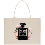 Birthday Celebration Personalized Gift Canvas Tote Bag with Name and State 40th 50th Birthday Gift Tote Bag for Her Custom Birthday Gift - Aaria Tees Aaria Tees