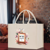 Birthday Celebration Personalized Gift Canvas Tote Bag with Name and State 40th 50th Birthday Gift Tote Bag for Her Custom Birthday Gift - Aaria Tees Aaria Tees