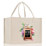 Birthday Celebration Personalized Gift Canvas Tote Bag with Name and State 40th 50th Birthday Gift Tote Bag for Her Custom Birthday Gift - Aaria Tees Aaria Tees