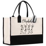 Personalized Girls Night Out Canvas Tote Bag Customize Girls Trip Party Tote Bag Girls Trip Beach Bag Party Girls Night Out Tote Bag - Aaria Tees Aaria Tees