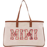 Gaga Gram Mimi Nana Grandma Canvas Tote Bag Grandma's Getaway Bag Grandma Gift Bag Mothers Day Gift Bag Grandma Beach Bag Gift for Grandma - Aaria Tees Aaria Tees