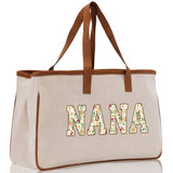 Gaga Gram Mimi Nana Grandma Canvas Tote Bag Grandma's Getaway Bag Grandma Gift Bag Mothers Day Gift Bag Grandma Beach Bag Gift for Grandma - Aaria Tees Aaria Tees
