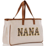 Gaga Gram Mimi Nana Grandma Canvas Tote Bag Grandma's Getaway Bag Grandma Gift Bag Mothers Day Gift Bag Grandma Beach Bag Gift for Grandma - Aaria Tees Aaria Tees