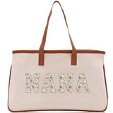 Gaga Gram Mimi Nana Grandma Canvas Tote Bag Grandma's Getaway Bag Grandma Gift Bag Mothers Day Gift Bag Grandma Beach Bag Gift for Grandma - Aaria Tees Aaria Tees