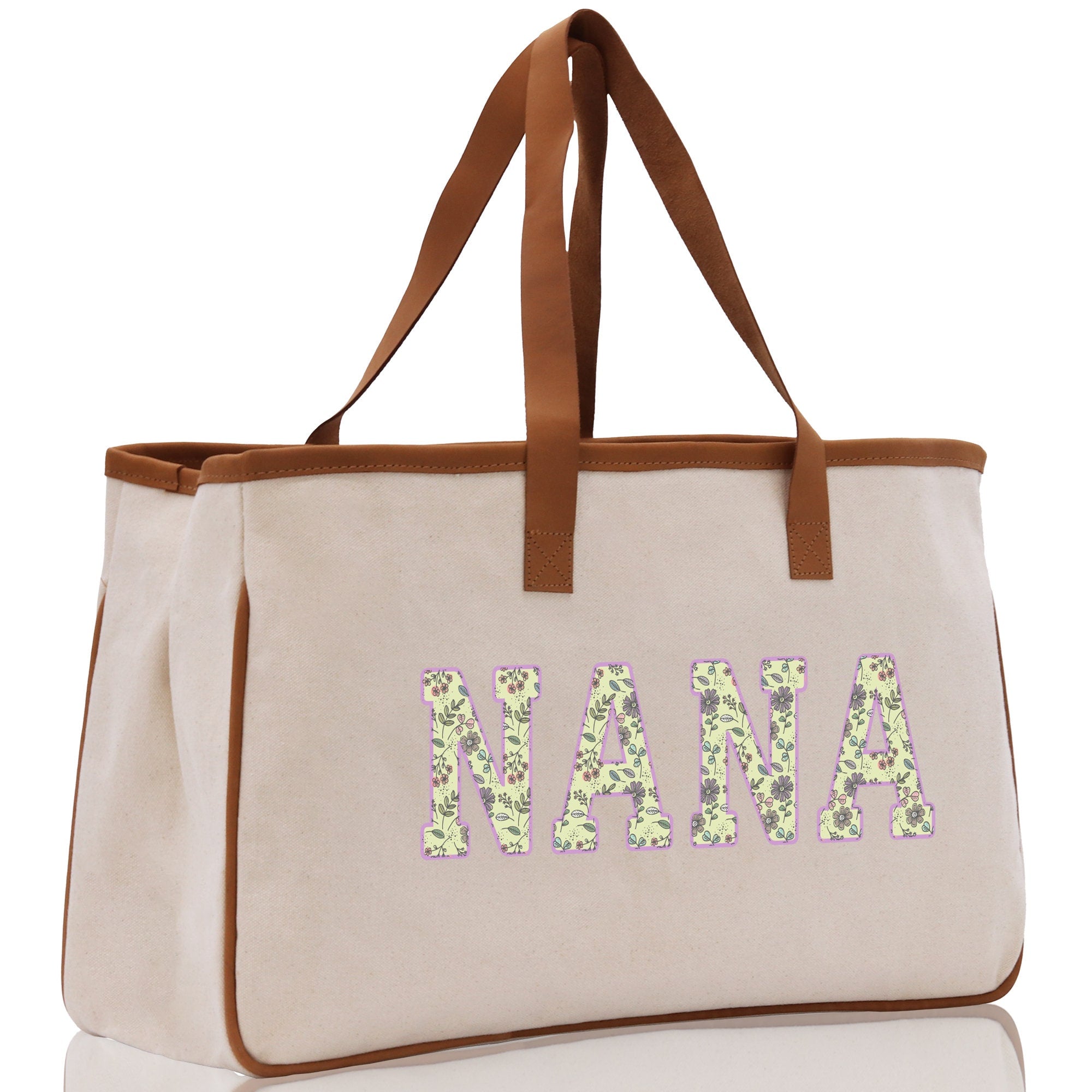 Gaga Gram Mimi Nana Grandma Canvas Tote Bag Grandma's Getaway Bag Grandma Gift Bag Mothers Day Gift Bag Grandma Beach Bag Gift for Grandma - Aaria Tees Aaria Tees
