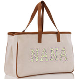 Gaga Gram Mimi Nana Grandma Canvas Tote Bag Grandma's Getaway Bag Grandma Gift Bag Mothers Day Gift Bag Grandma Beach Bag Gift for Grandma - Aaria Tees Aaria Tees