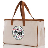 Gaga Gram Mimi Nana Grandma Canvas Tote Bag Grandma's Getaway Bag Grandma Gift Bag Mothers Day Gift Bag Grandma Beach Bag Gift for Grandma - Aaria Tees Aaria Tees