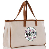 Gaga Gram Mimi Nana Grandma Canvas Tote Bag Grandma's Getaway Bag Grandma Gift Bag Mothers Day Gift Bag Grandma Beach Bag Gift for Grandma - Aaria Tees Aaria Tees