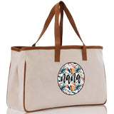 Gaga Gram Mimi Nana Grandma Canvas Tote Bag Grandma's Getaway Bag Grandma Gift Bag Mothers Day Gift Bag Grandma Beach Bag Gift for Grandma - Aaria Tees Aaria Tees