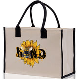 Kind Cotton Canvas Tote Bag Nurse Appreciation Gift Bag Gift for Her Birthday Gift Bee Kind Mental Health Matters Save The Bees - Aaria Tees Aaria Tees