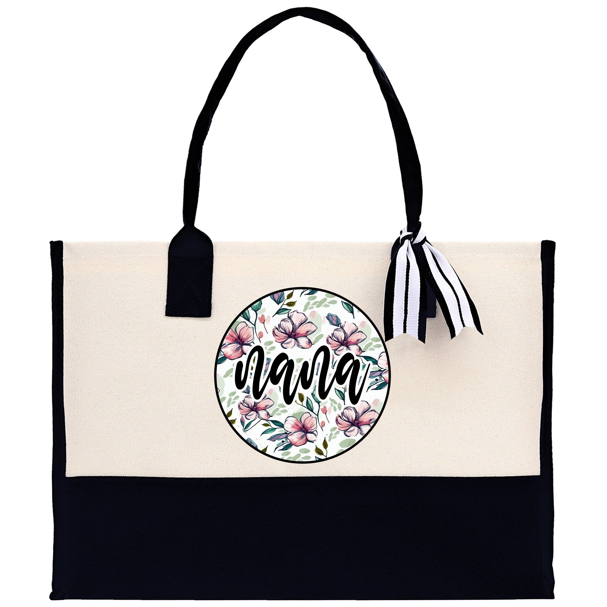 Gaga Gram Mimi Nana Grandma Canvas Tote Bag Grandma's Getaway Bag Grandma Gift Bag Mothers Day Gift Bag Grandma Beach Bag Gift for Grandma - Aaria Tees Aaria Tees