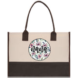 Gaga Gram Mimi Nana Grandma Canvas Tote Bag Grandma's Getaway Bag Grandma Gift Bag Mothers Day Gift Bag Grandma Beach Bag Gift for Grandma - Aaria Tees Aaria Tees