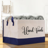 Personalized Canvas Storage Tote Bag Nursery Storage Towel Storage Kids Toy Storage Cloth Storage Storage Bin Storage Tubs Mudroom Storage - Aaria Tees Aaria Tees