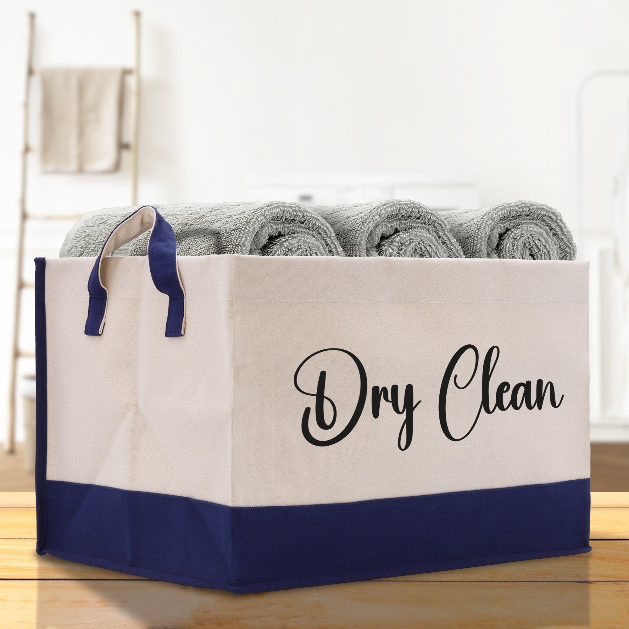 Personalized Canvas Storage Tote Bag Nursery Storage Towel Storage Kids Toy Storage Cloth Storage Storage Bin Storage Tubs Mudroom Storage - Aaria Tees Aaria Tees