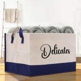 Personalized Canvas Storage Tote Bag Nursery Storage Towel Storage Kids Toy Storage Cloth Storage Storage Bin Storage Tubs Mudroom Storage - Aaria Tees Aaria Tees