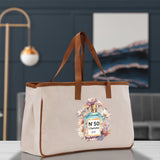 Birthday Celebration Personalized Gift Canvas Tote Bag with Name and State 40th 50th Birthday Gift Tote Bag for Her Custom Birthday Gift - Aaria Tees Aaria Tees