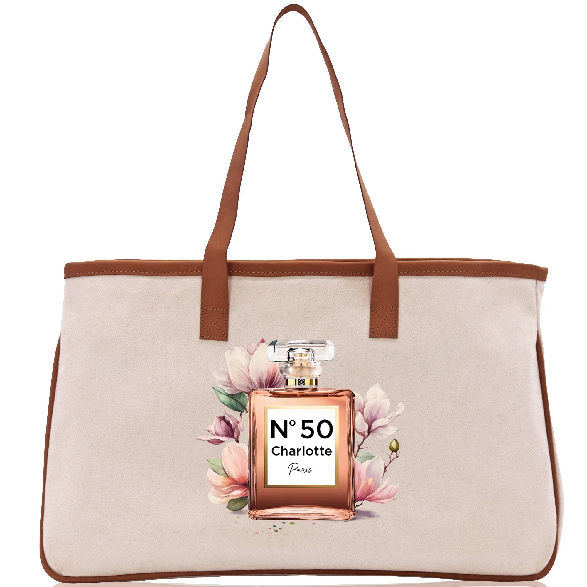 Birthday Celebration Personalized Gift Canvas Tote Bag with Name and State 40th 50th Birthday Gift Tote Bag for Her Custom Birthday Gift - Aaria Tees Aaria Tees