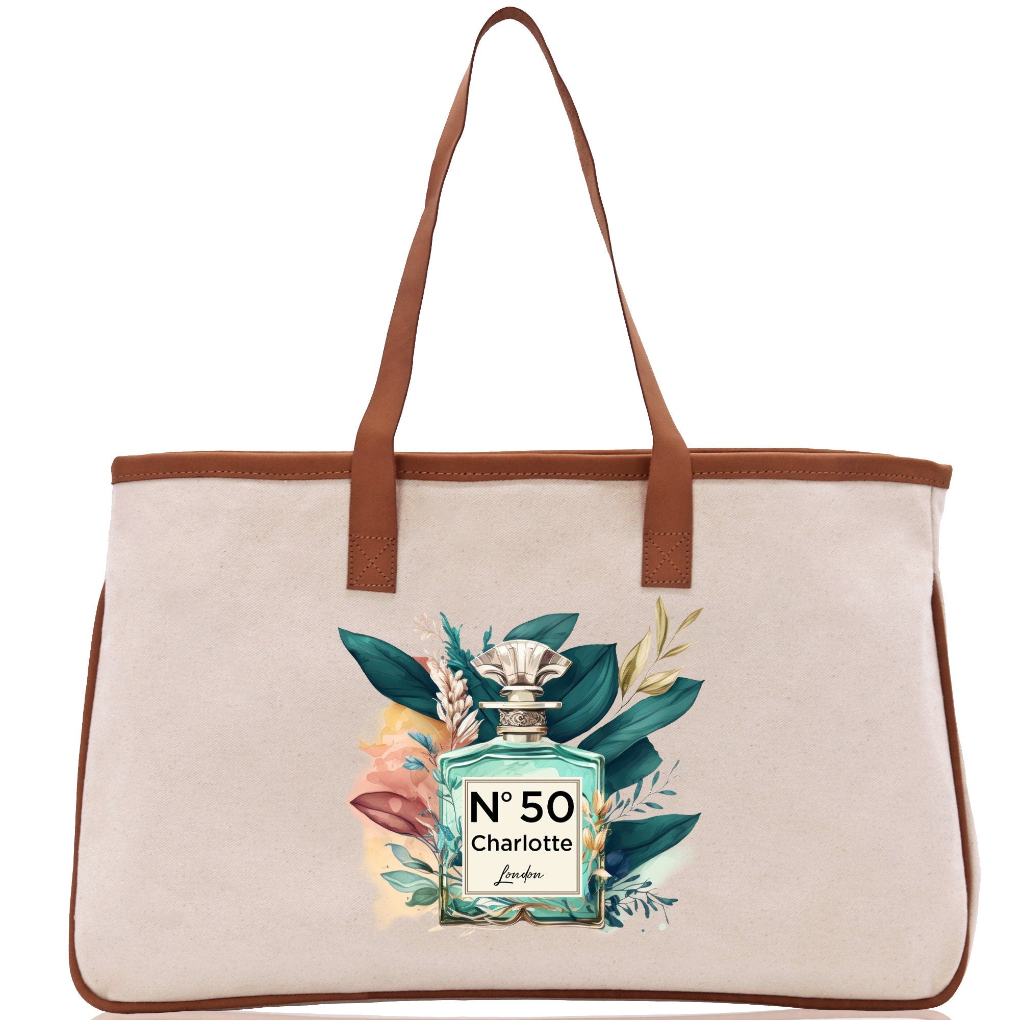 Birthday Celebration Personalized Gift Canvas Tote Bag with Name and State 40th 50th Birthday Gift Tote Bag for Her Custom Birthday Gift - Aaria Tees Aaria Tees