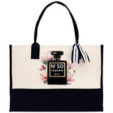 Birthday Celebration Personalized Gift Canvas Tote Bag with Name and State 40th 50th Birthday Gift Tote Bag for Her Custom Birthday Gift - Aaria Tees Aaria Tees
