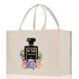 Birthday Celebration Personalized Gift Canvas Tote Bag with Name and State 40th 50th Birthday Gift Tote Bag for Her Custom Birthday Gift - Aaria Tees Aaria Tees
