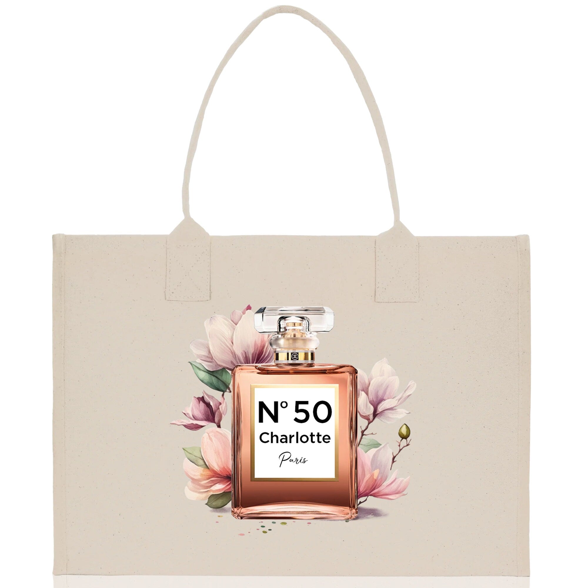 Birthday Celebration Personalized Gift Canvas Tote Bag with Name and State 40th 50th Birthday Gift Tote Bag for Her Custom Birthday Gift - Aaria Tees Aaria Tees