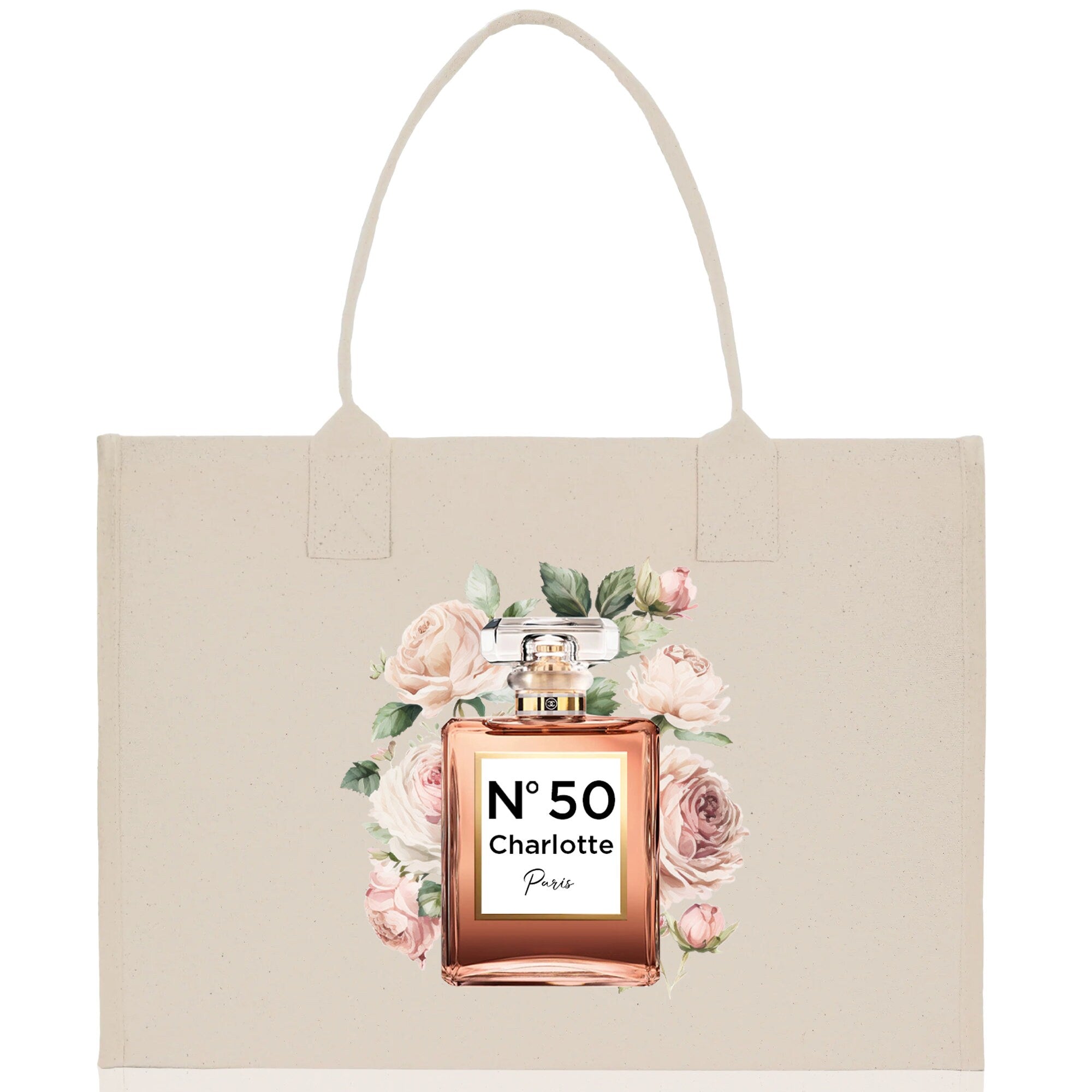 Birthday Celebration Personalized Gift Canvas Tote Bag with Name and State 40th 50th Birthday Gift Tote Bag for Her Custom Birthday Gift - Aaria Tees Aaria Tees