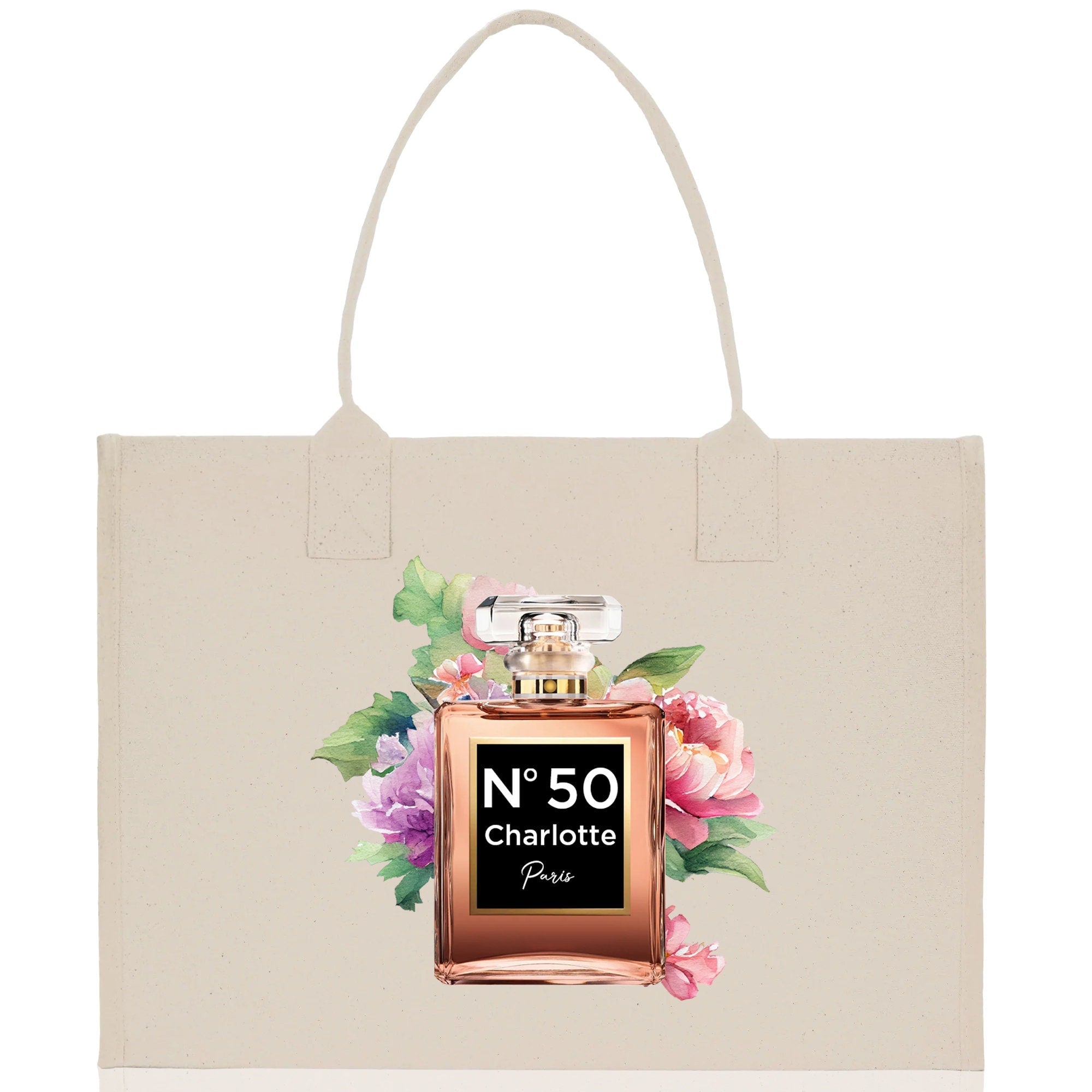 Birthday Celebration Personalized Gift Canvas Tote Bag with Name and State 40th 50th Birthday Gift Tote Bag for Her Custom Birthday Gift - Aaria Tees Aaria Tees