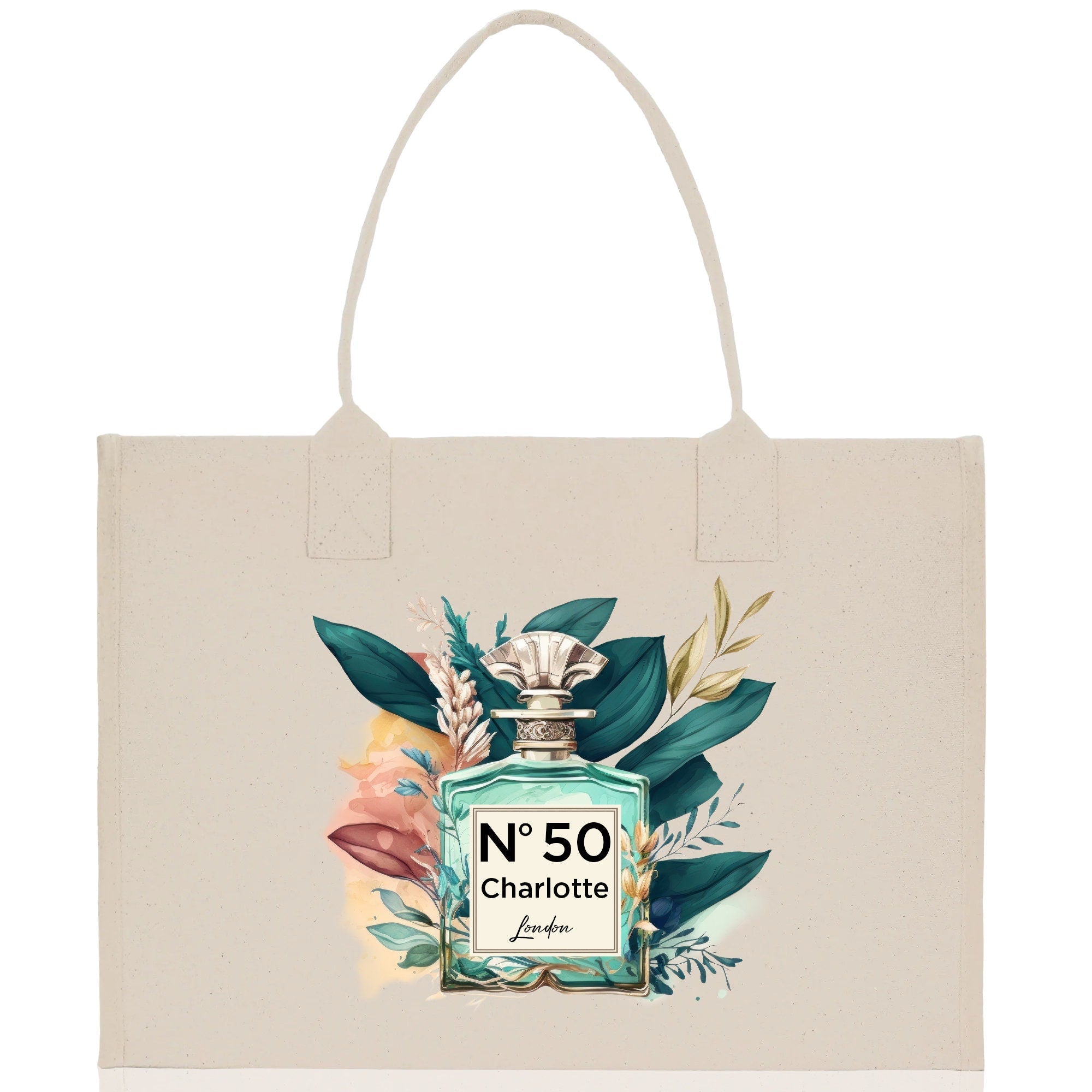 Birthday Celebration Personalized Gift Canvas Tote Bag with Name and State 40th 50th Birthday Gift Tote Bag for Her Custom Birthday Gift - Aaria Tees Aaria Tees