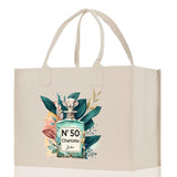 Birthday Celebration Personalized Gift Canvas Tote Bag with Name and State 40th 50th Birthday Gift Tote Bag for Her Custom Birthday Gift - Aaria Tees Aaria Tees
