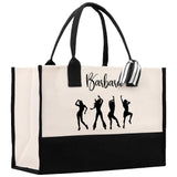 Personalized Girls Night Out Canvas Tote Bag Customize Girls Trip Party Tote Bag Girls Trip Beach Bag Party Girls Night Out Tote Bag - Aaria Tees Aaria Tees