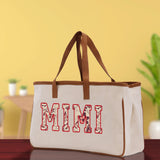 Gaga Gram Mimi Nana Grandma Canvas Tote Bag Grandma's Getaway Bag Grandma Gift Bag Mothers Day Gift Bag Grandma Beach Bag Gift for Grandma - Aaria Tees Aaria Tees