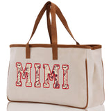 Gaga Gram Mimi Nana Grandma Canvas Tote Bag Grandma's Getaway Bag Grandma Gift Bag Mothers Day Gift Bag Grandma Beach Bag Gift for Grandma - Aaria Tees Aaria Tees