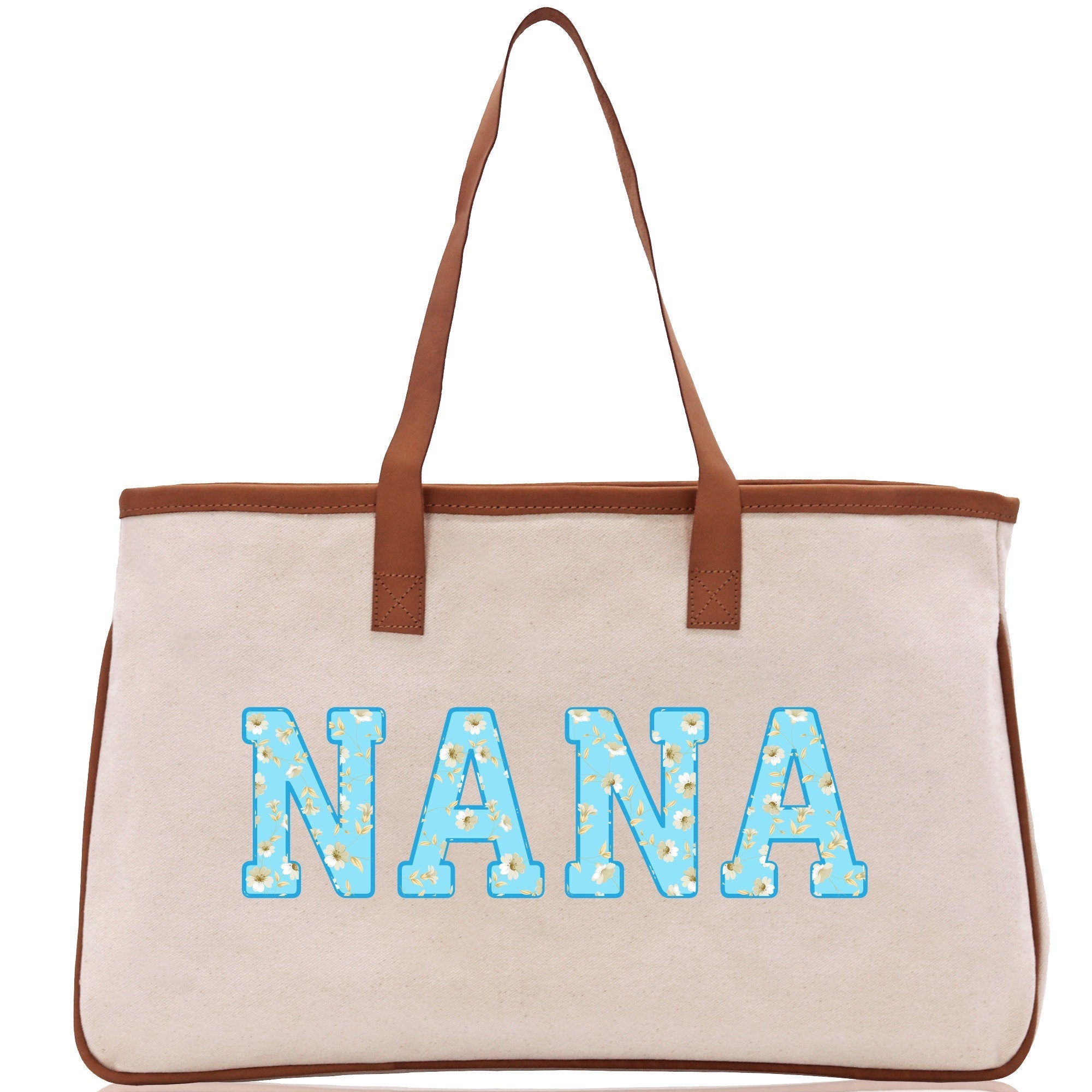 Gaga Gram Mimi Nana Grandma Canvas Tote Bag Grandma's Getaway Bag Grandma Gift Bag Mothers Day Gift Bag Grandma Beach Bag Gift for Grandma - Aaria Tees Aaria Tees