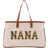 Gaga Gram Mimi Nana Grandma Canvas Tote Bag Grandma's Getaway Bag Grandma Gift Bag Mothers Day Gift Bag Grandma Beach Bag Gift for Grandma - Aaria Tees Aaria Tees