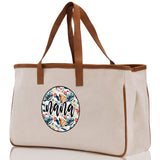 Gaga Gram Mimi Nana Grandma Canvas Tote Bag Grandma's Getaway Bag Grandma Gift Bag Mothers Day Gift Bag Grandma Beach Bag Gift for Grandma - Aaria Tees Aaria Tees