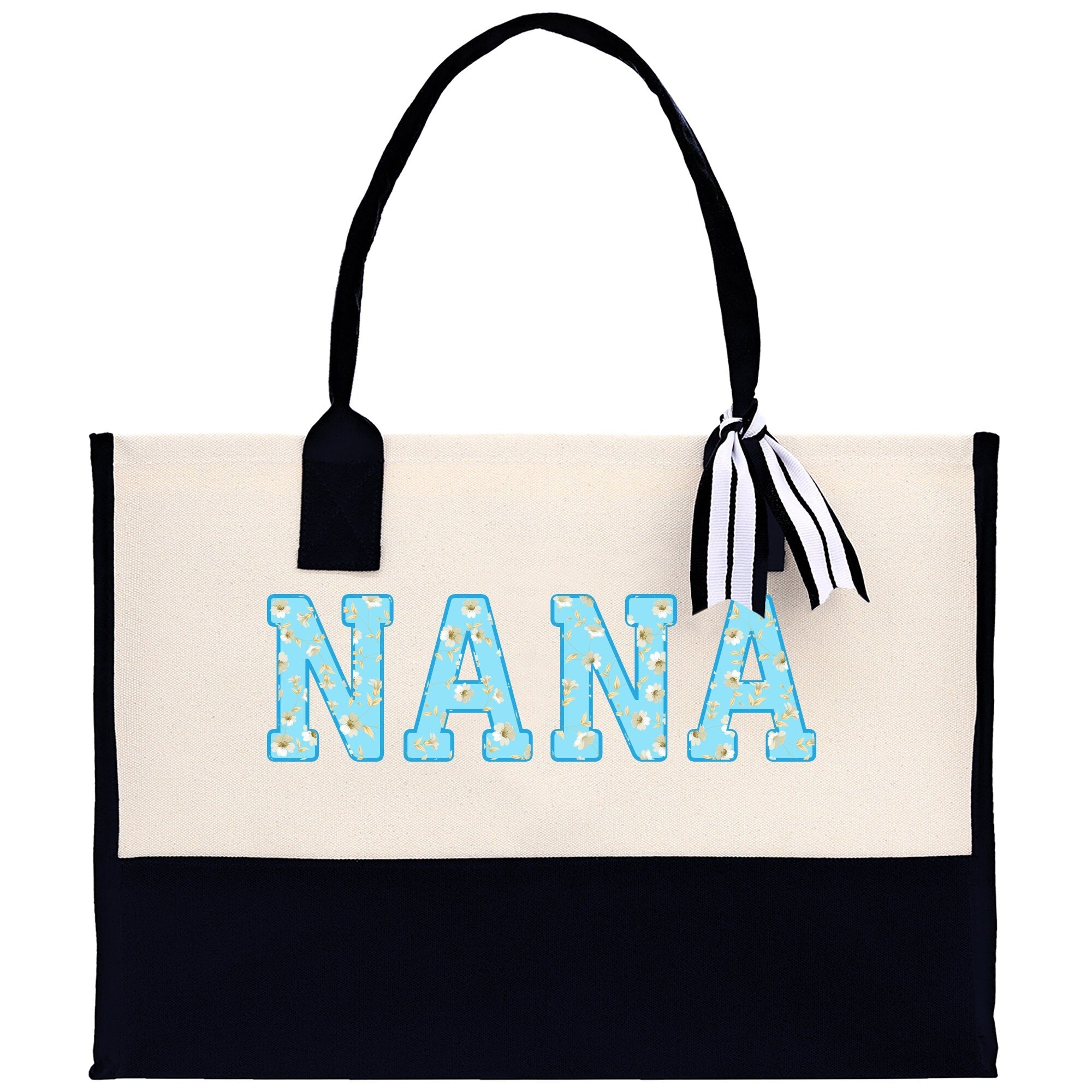Gaga Gram Mimi Nana Grandma Canvas Tote Bag Grandma's Getaway Bag Grandma Gift Bag Mothers Day Gift Bag Grandma Beach Bag Gift for Grandma - Aaria Tees Aaria Tees